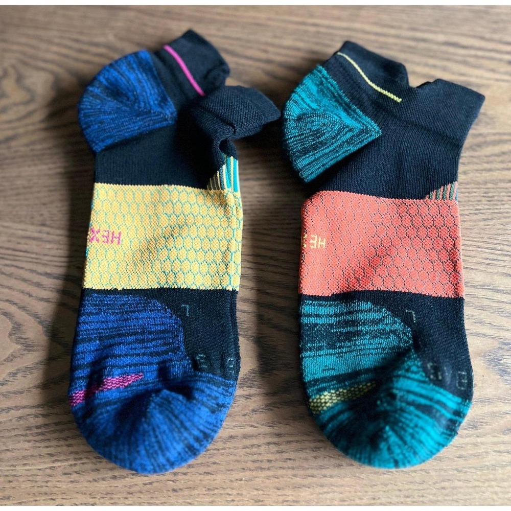 Bombas Hex-Tec Ankle Socks 2 Pairs XL NWOT